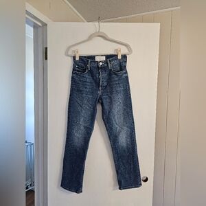 Mother The Tomcat Straight Classic Blue Denim Jeans